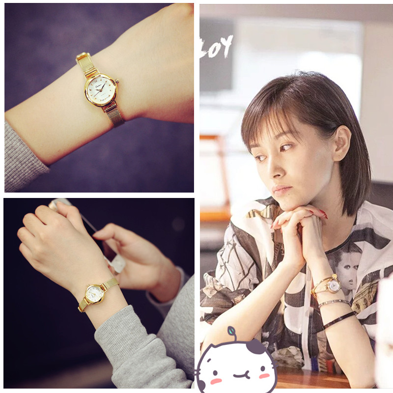 韓國ulzzang東大門休閑大氣女表學生版簡約歡樂頌王子文同款手表